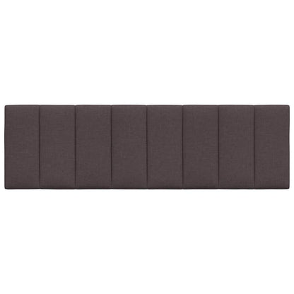 Kopfteil-Kissen "Hanko" Dunkelbraun 160 cm Stoff