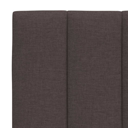 Kopfteil-Kissen "Hanko" Dunkelbraun 160 cm Stoff
