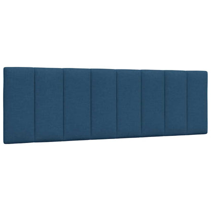 Kopfteil-Kissen "Hanko" Blau 160 cm Stoff