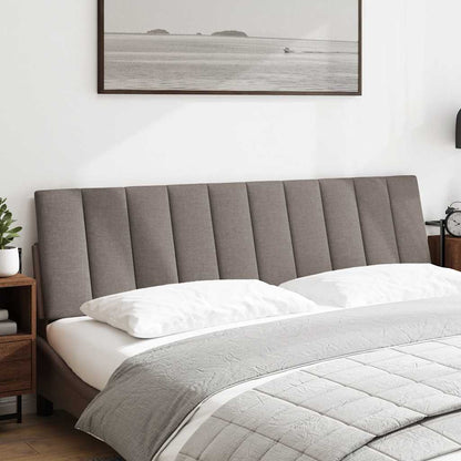 Kopfteil-Kissen "Hanko" Taupe 180 cm Stoff