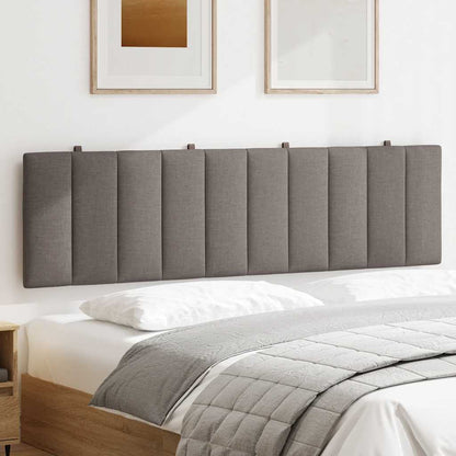 Kopfteil-Kissen "Hanko" Taupe 180 cm Stoff