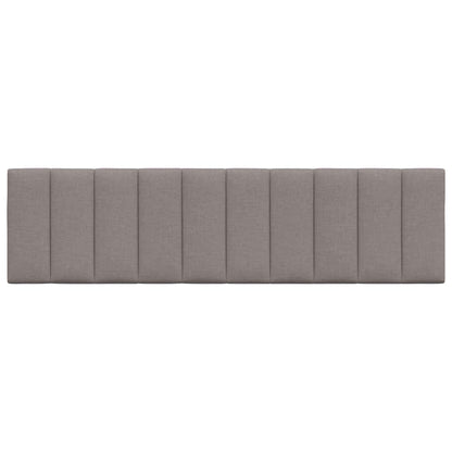 Kopfteil-Kissen "Hanko" Taupe 180 cm Stoff
