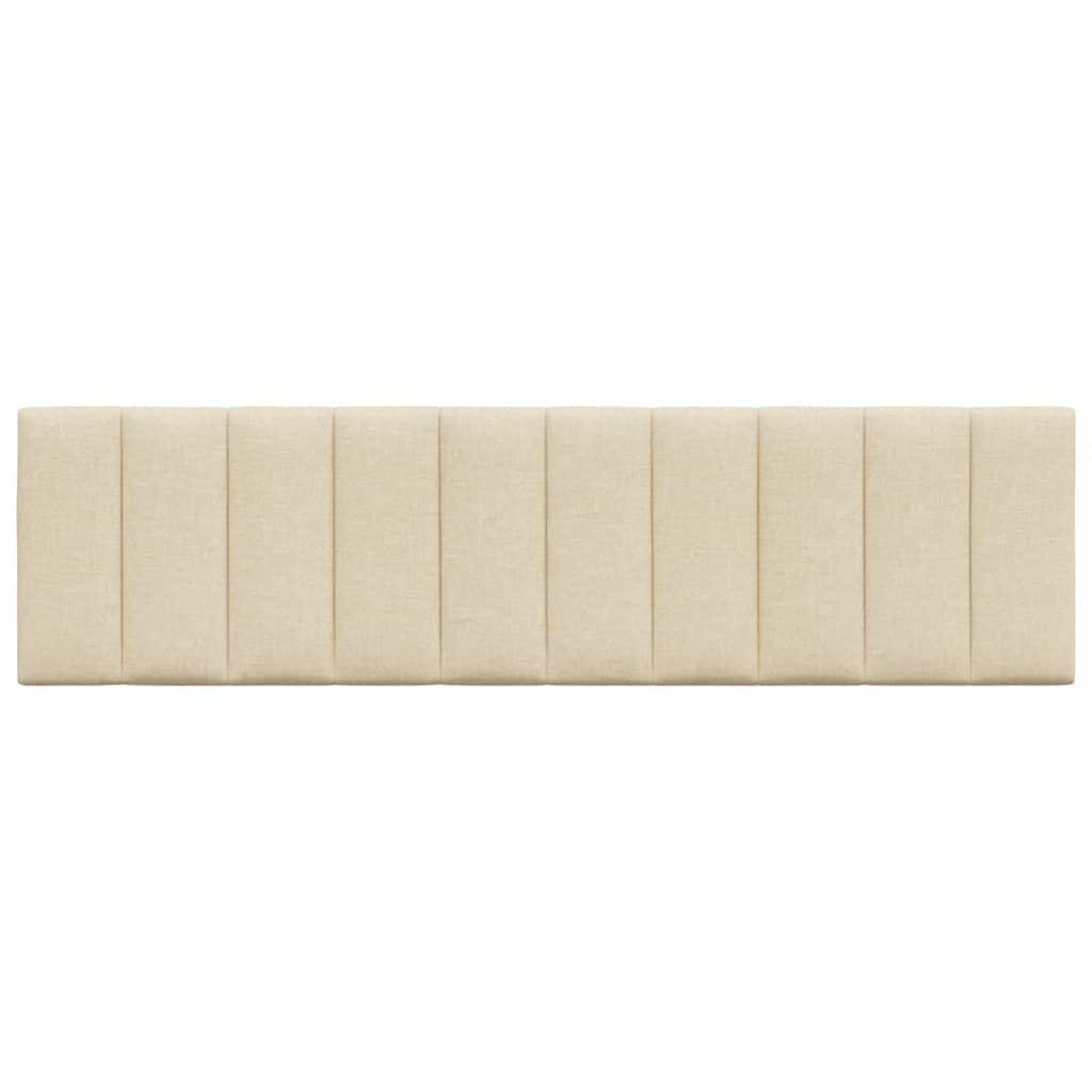 Kopfteil-Kissen "Hanko" Creme 180 cm Stoff