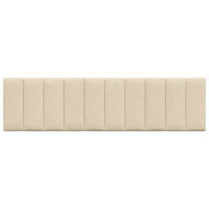 Kopfteil-Kissen "Hanko" Creme 180 cm Stoff