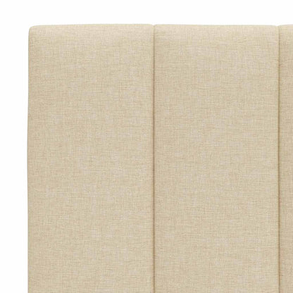 Kopfteil-Kissen "Hanko" Creme 180 cm Stoff