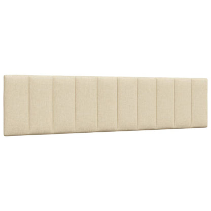 Kopfteil-Kissen "Hanko" Creme 200 cm Stoff