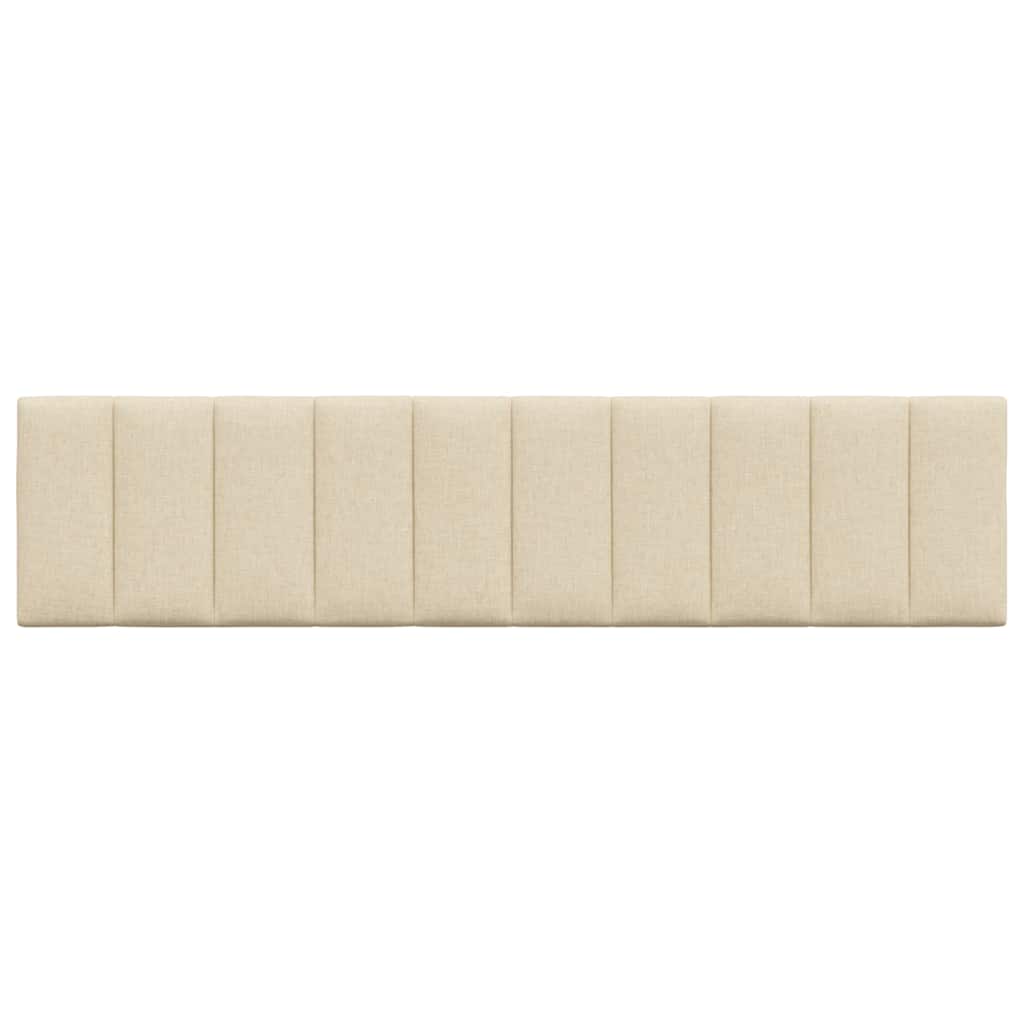 Kopfteil-Kissen "Hanko" Creme 200 cm Stoff
