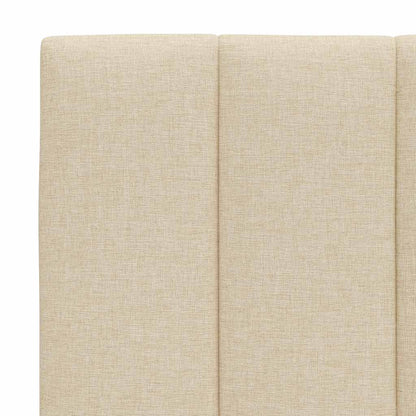 Kopfteil-Kissen "Hanko" Creme 200 cm Stoff