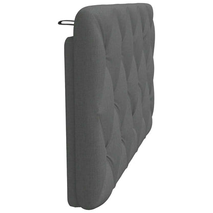 Kopfteil-Kissen Dunkelgrau 100 cm Stoff