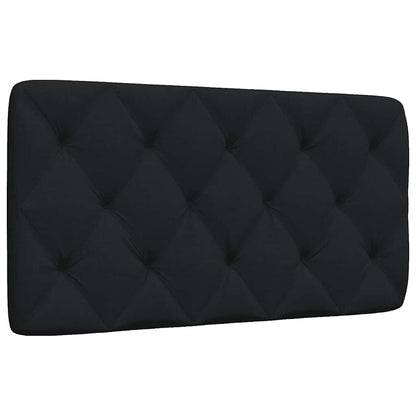 Kopfteil-Kissen Schwarz 100 cm Stoff