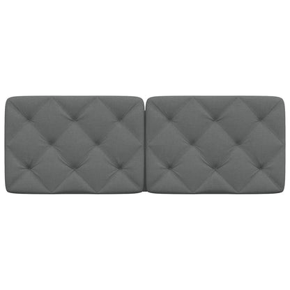 Kopfteil-Kissen Dunkelgrau 120 cm Stoff