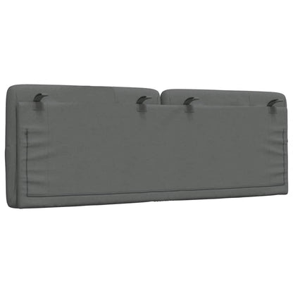Kopfteil-Kissen Dunkelgrau 120 cm Stoff