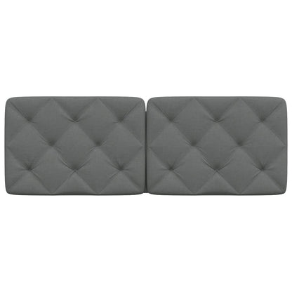 Kopfteil-Kissen Dunkelgrau 140 cm Stoff