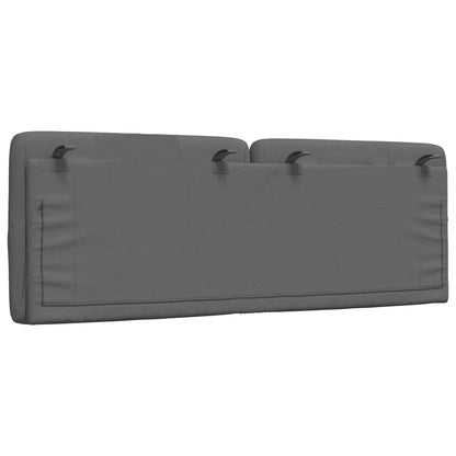 Kopfteil-Kissen Dunkelgrau 140 cm Stoff