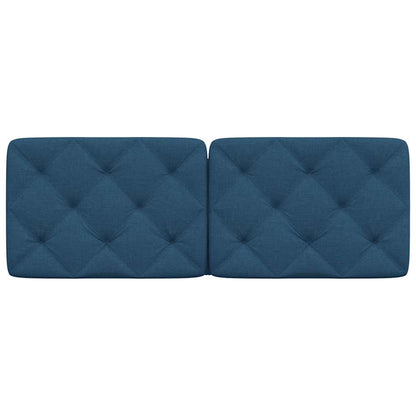 Kopfteil-Kissen Blau 140 cm Stoff