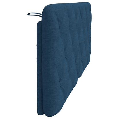 Kopfteil-Kissen Blau 140 cm Stoff