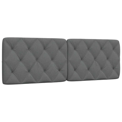 Kopfteil-Kissen Dunkelgrau 160 cm Stoff