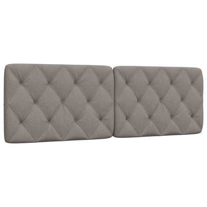 Kopfteil-Kissen Taupe 160 cm Stoff