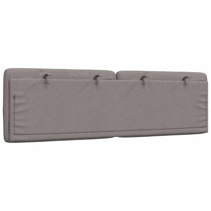 Kopfteil-Kissen Taupe 160 cm Stoff
