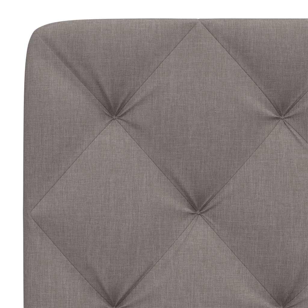 Kopfteil-Kissen Taupe 160 cm Stoff