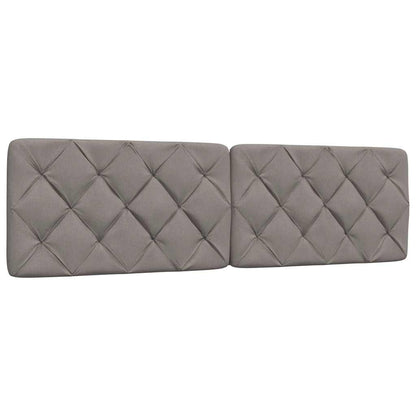 Kopfteil-Kissen Taupe 180 cm Stoff