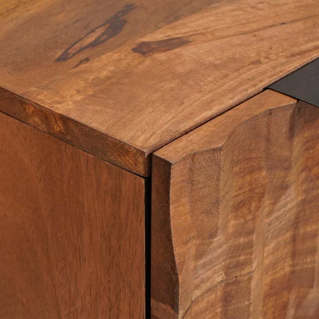Sideboard 2 pcs Akazienbraune Oberfläche 60 x 33 x 75 cm