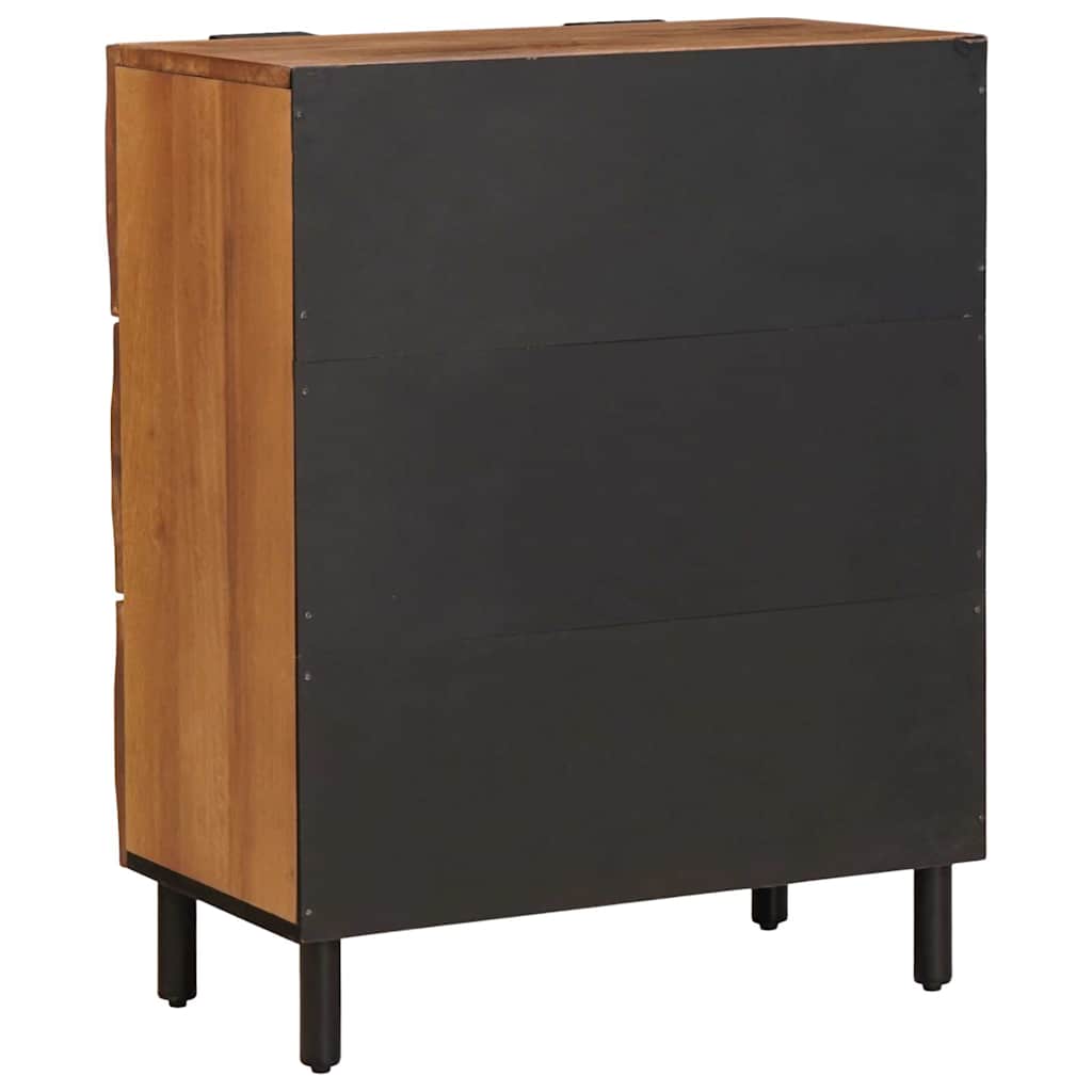 Sideboard 2 pcs Akazienbraune Oberfläche 60 x 33 x 75 cm