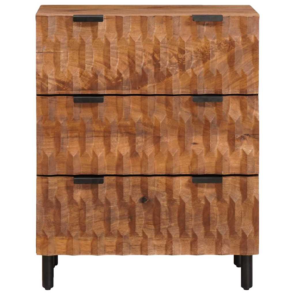 Sideboard 2 pcs Akazienbraune Oberfläche 60 x 33 x 75 cm