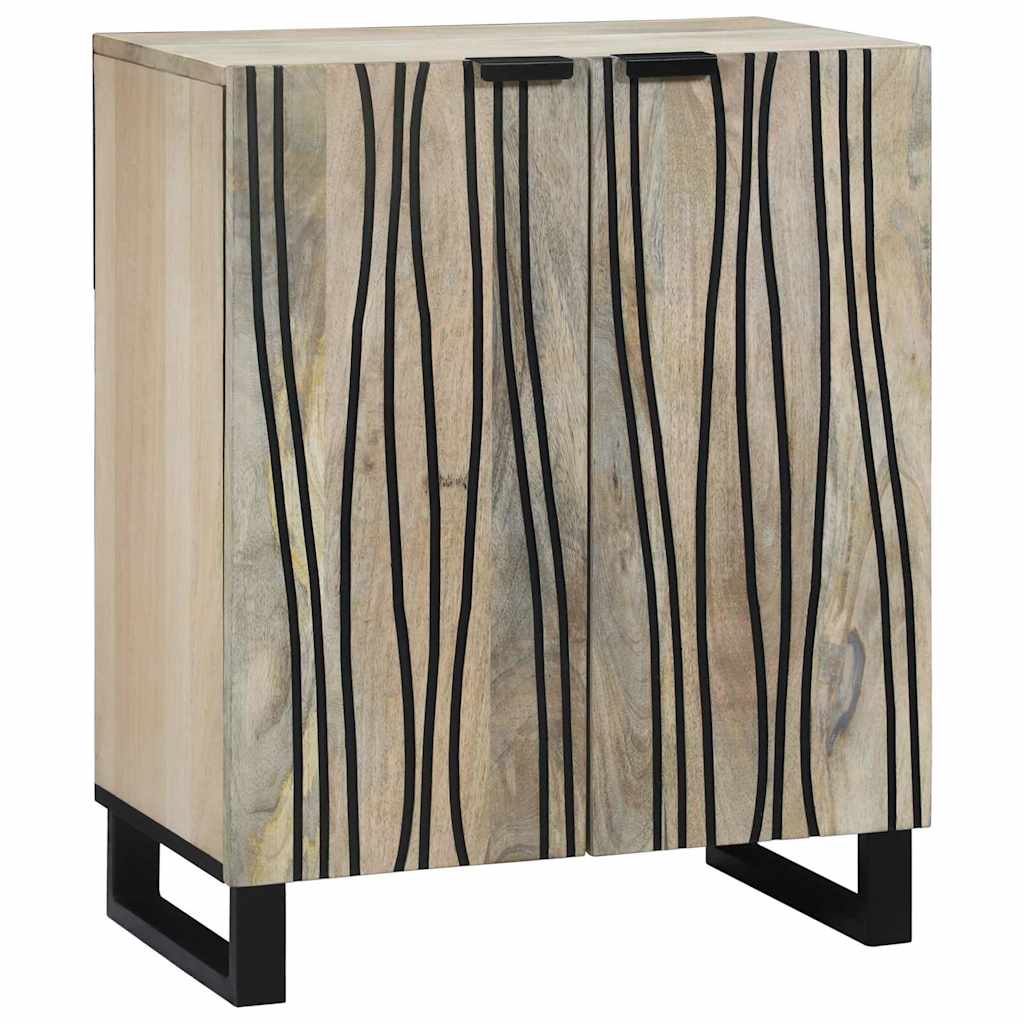 Sideboard Set 3 stk. Weiß 180 x 33 x 75 cm Massivholz Mango