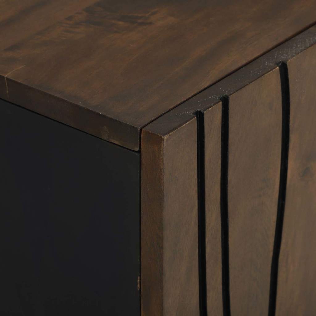 Badezimmermöbel Set mit Schubladen mit Regal 3 pcs Walnussbraun