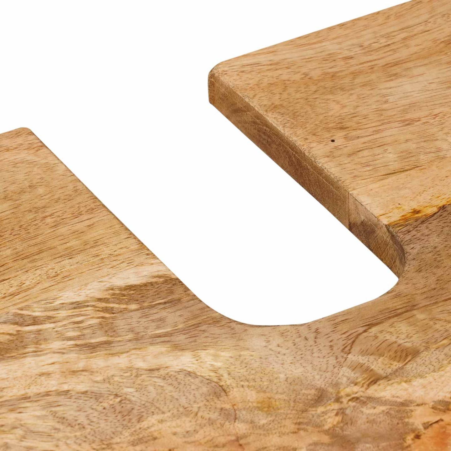Badezimmermöbel-Set mit Schubladen 3 pcs Natur Massivholz Mango
