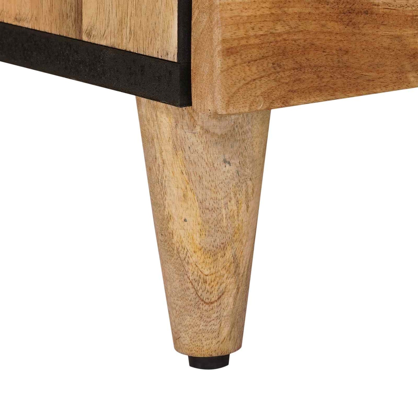 Badezimmermöbel-Set mit Schubladen 3 pcs Natur Massivholz Mango