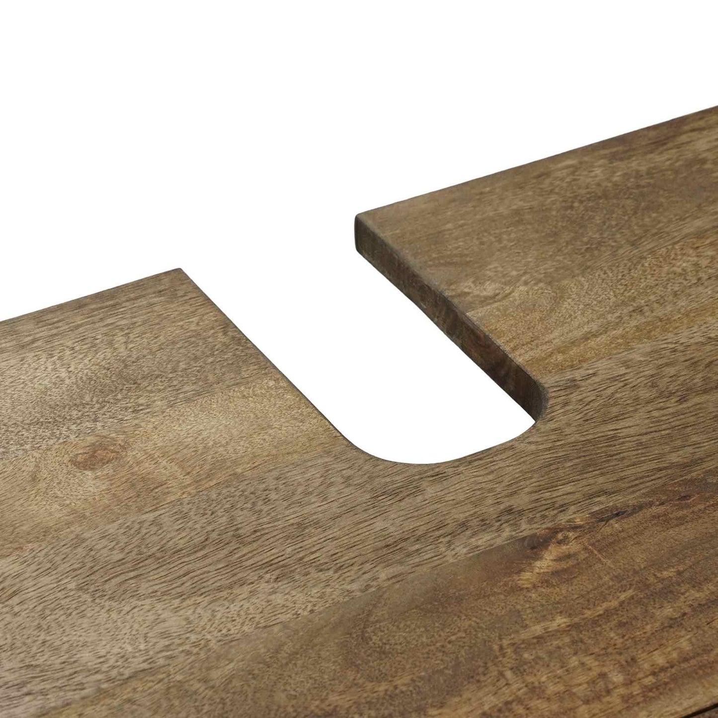 Badezimmermöbel-Set mit Schubladen 4 pcs Braun Massivholz Mango