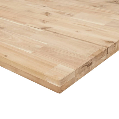 Werkbank 80x60x(73-99,5) cm Massivholz Akazie Rechteckig