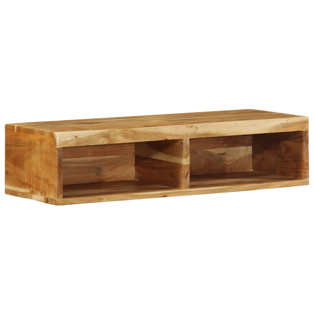 TV-Wandschrank 80x30x19 cm Massivholz Akazie