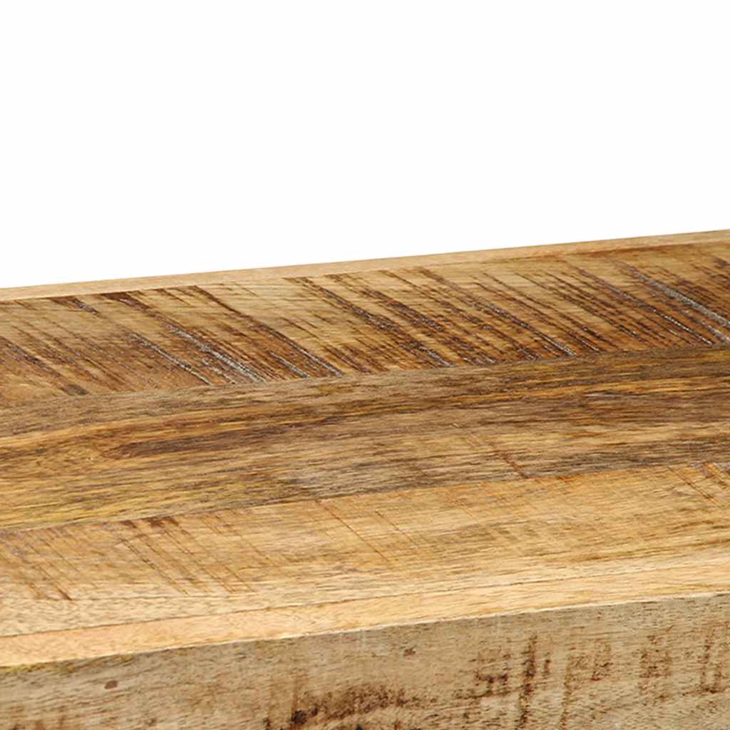 Wall shelf 90x33x45 cm rough solid mango wood