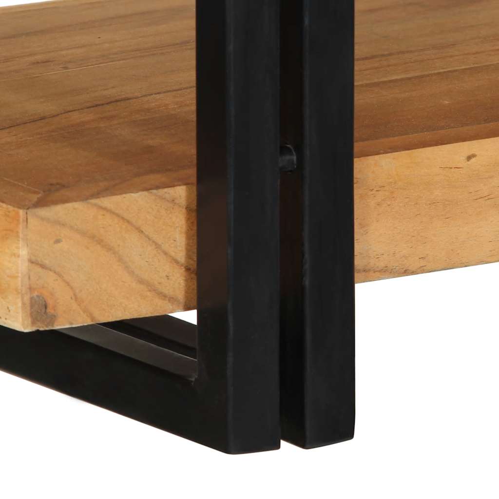 Wall shelf 90x33x45 cm solid acacia wood