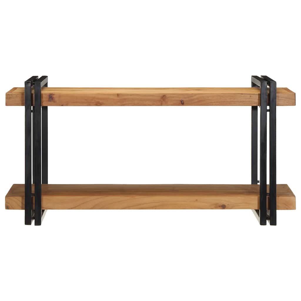 Wall shelf 90x33x45 cm solid acacia wood