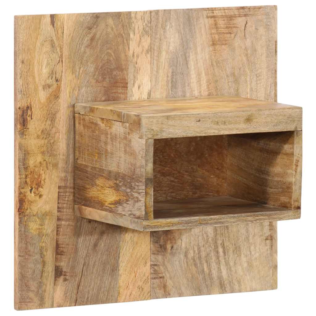 Nachttisch 50x27x50 cm Raues Mango-Massivholz