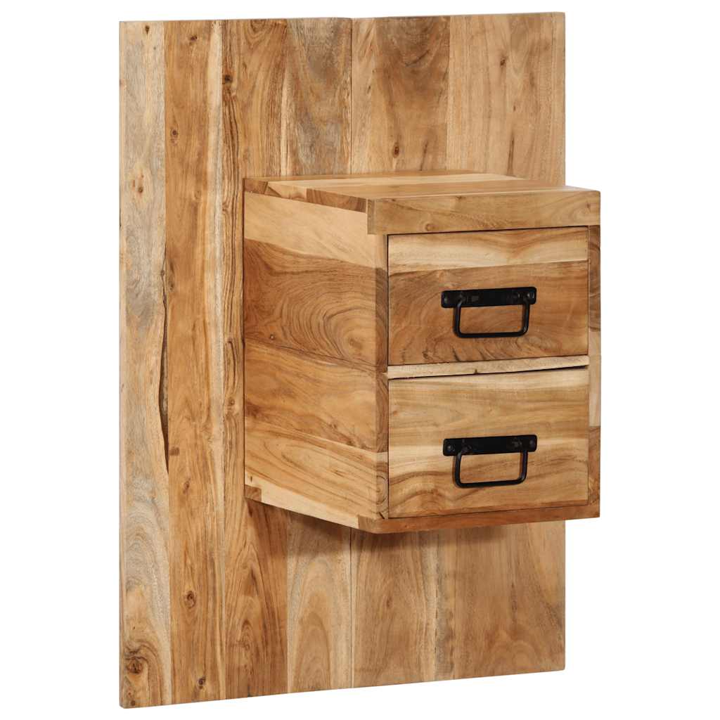 Nachttisch 60x32x80 cm Massivholz Akazie