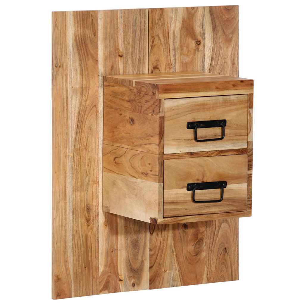 Nachttisch 60x32x80 cm Massivholz Akazie