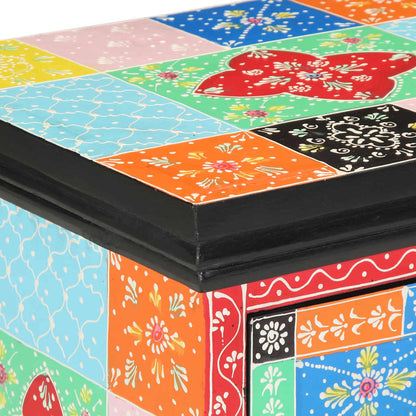 Nachttisch Mehrfarbig 40 x 35 x 45 cm Massivholz Mango
