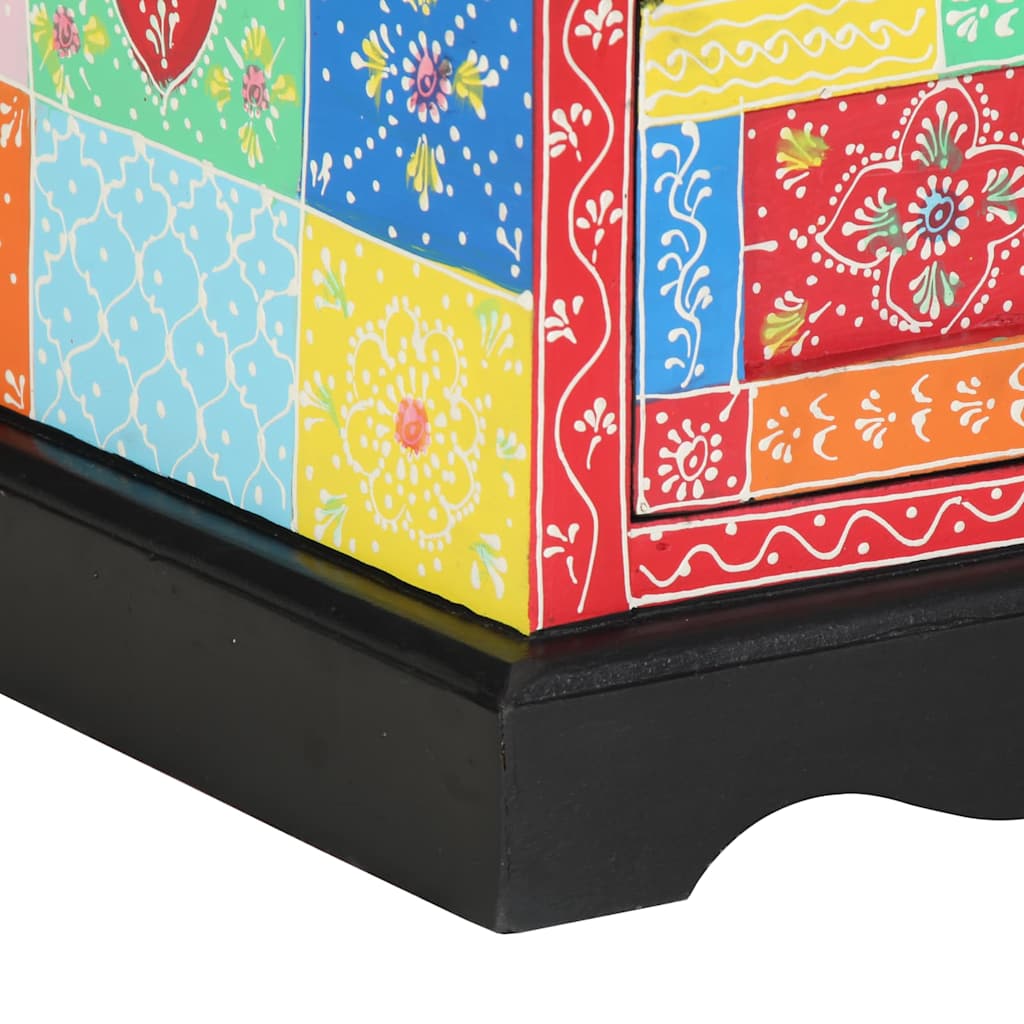 Nachttisch 2 stk. Mehrfarbig 40 x 35 x 45 cm Massivholz Mango