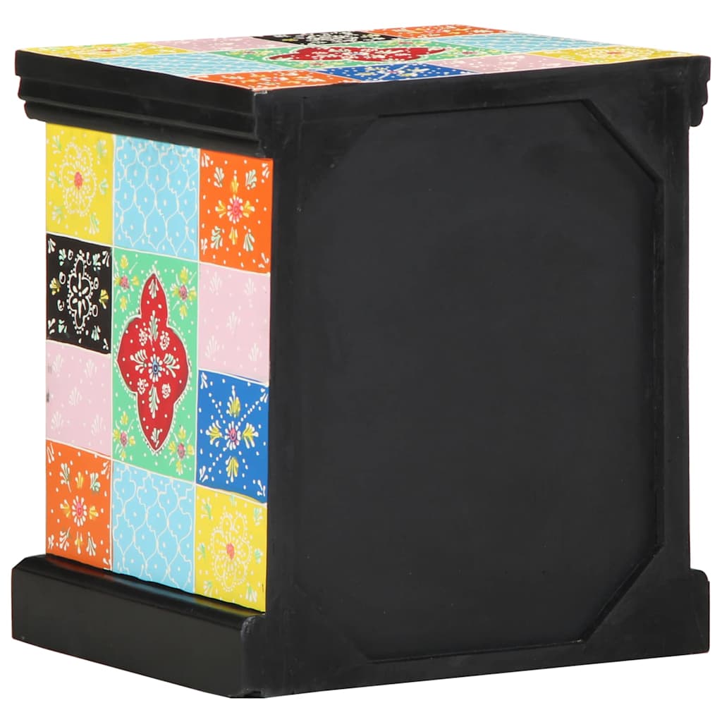 Nachttisch 2 stk. Mehrfarbig 40 x 35 x 45 cm Massivholz Mango