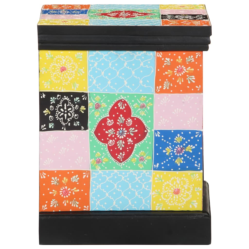 Nachttisch 2 stk. Mehrfarbig 40 x 35 x 45 cm Massivholz Mango