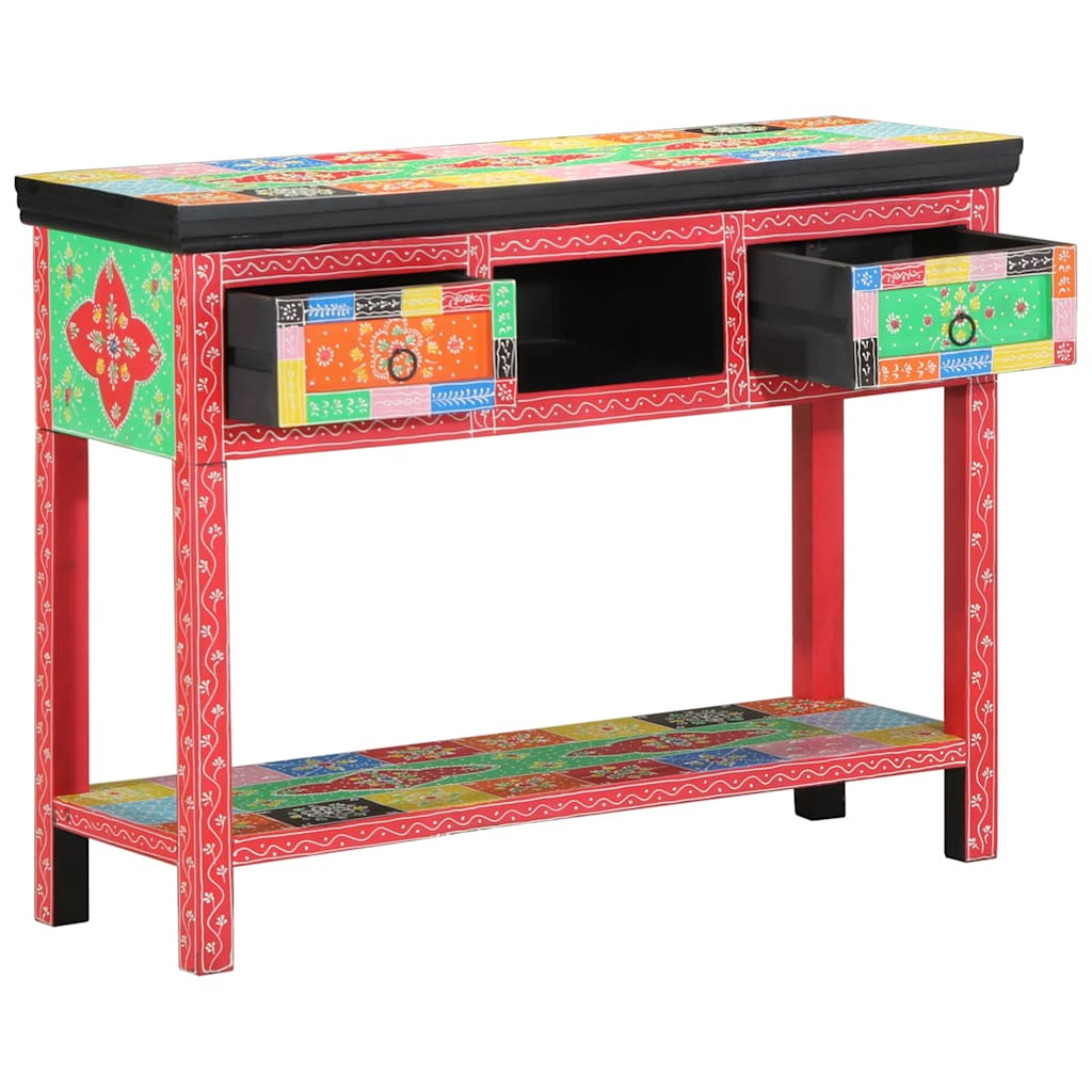 Konsolentisch mit Schubladen Mehrfarbig 100 x 30 x 77 cm