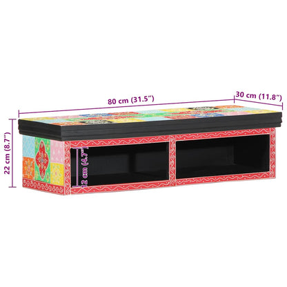 TV-Schränk Mehrfarbig 80 x 30 x 22 cm Holzwerkstoff