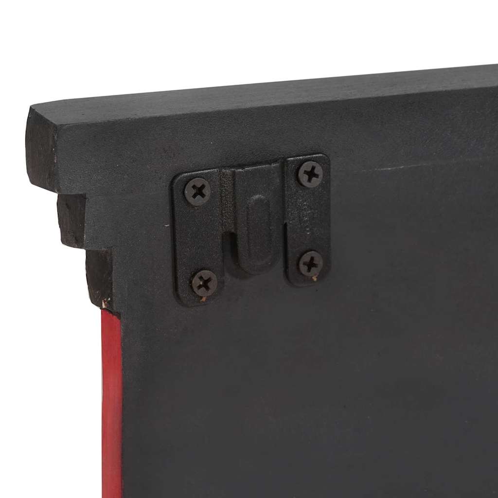 Kleiderständer Schwarz 80 x 25 x 2 cm Holzwerkstoff