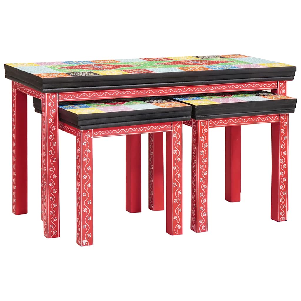 Beistelltisch 2 stk. Mehrfarbig 90 x 40 x 50 cm