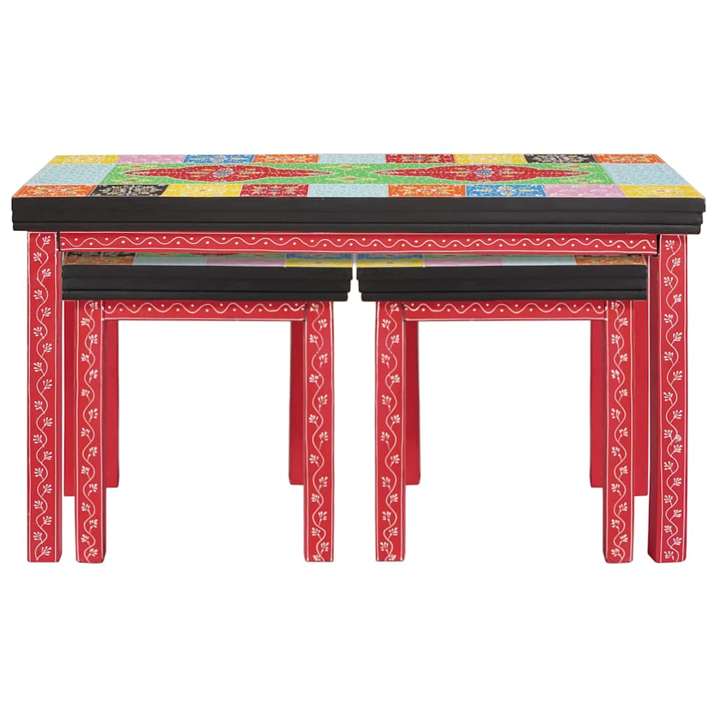 Beistelltisch 2 stk. Mehrfarbig 90 x 40 x 50 cm